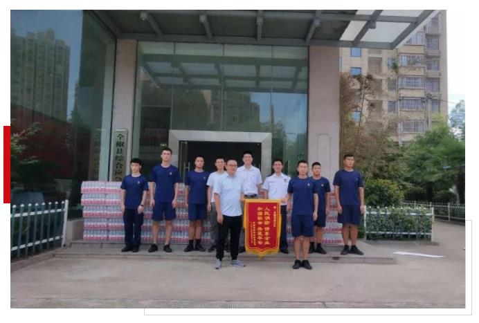 龍勝管走進(jìn)消防大隊(duì)慰問我們“最可愛的人”，共續(xù)軍民魚水情